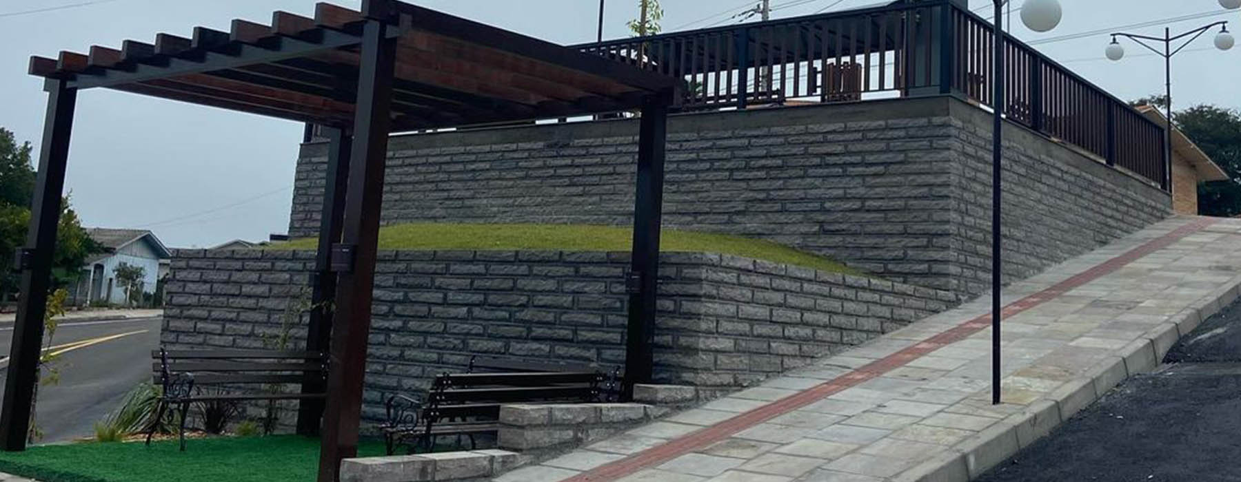 Pavimentação realizada na cidade de Montauri pela ConstruJa