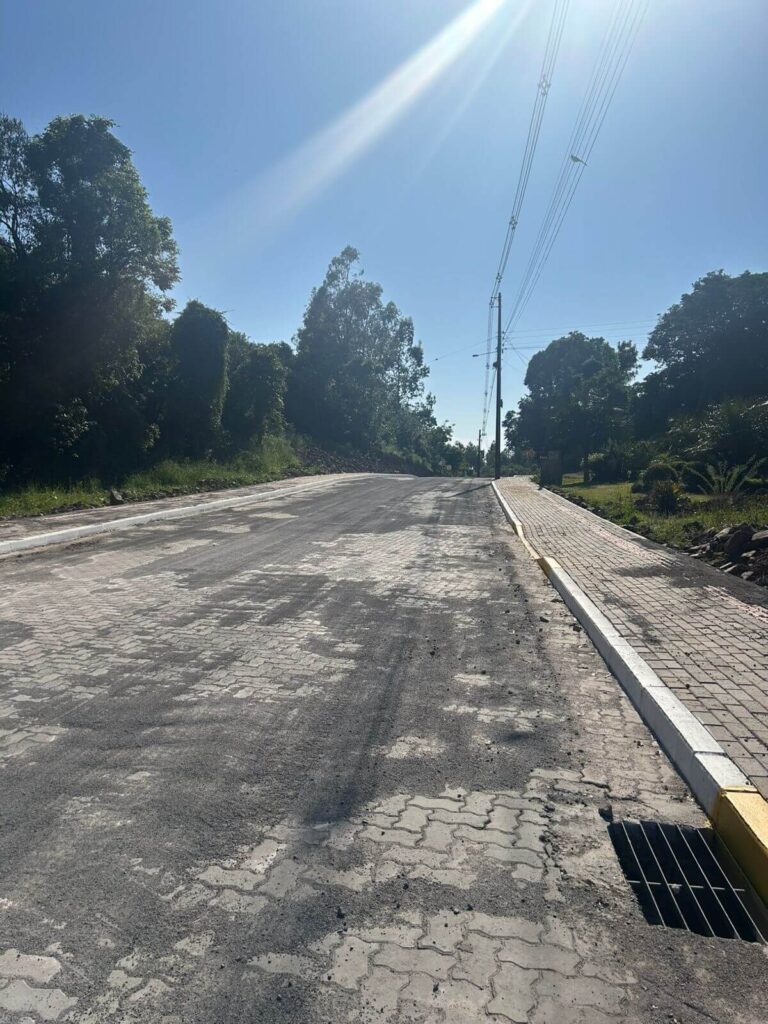 Pavimentação com piso intertravado