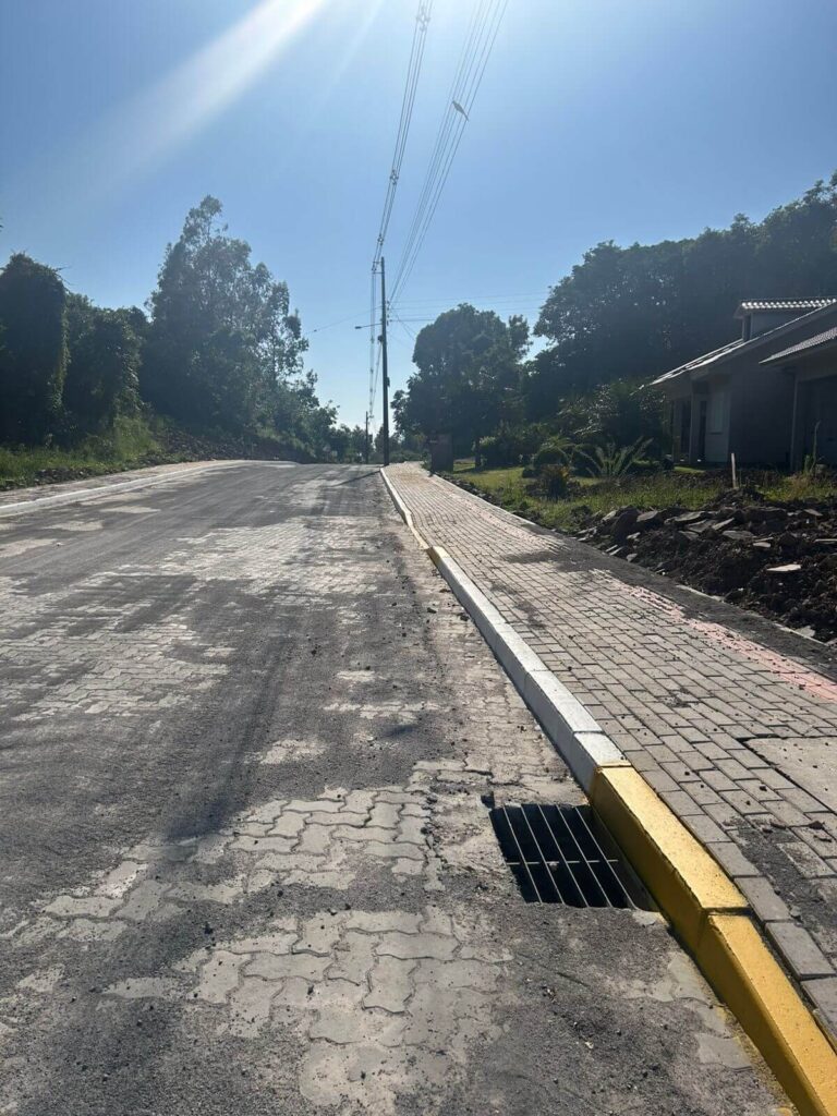 Pavimentação com piso intertravado