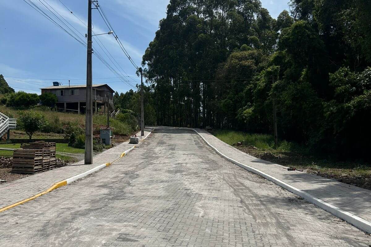 Pavimentação com piso intertravado